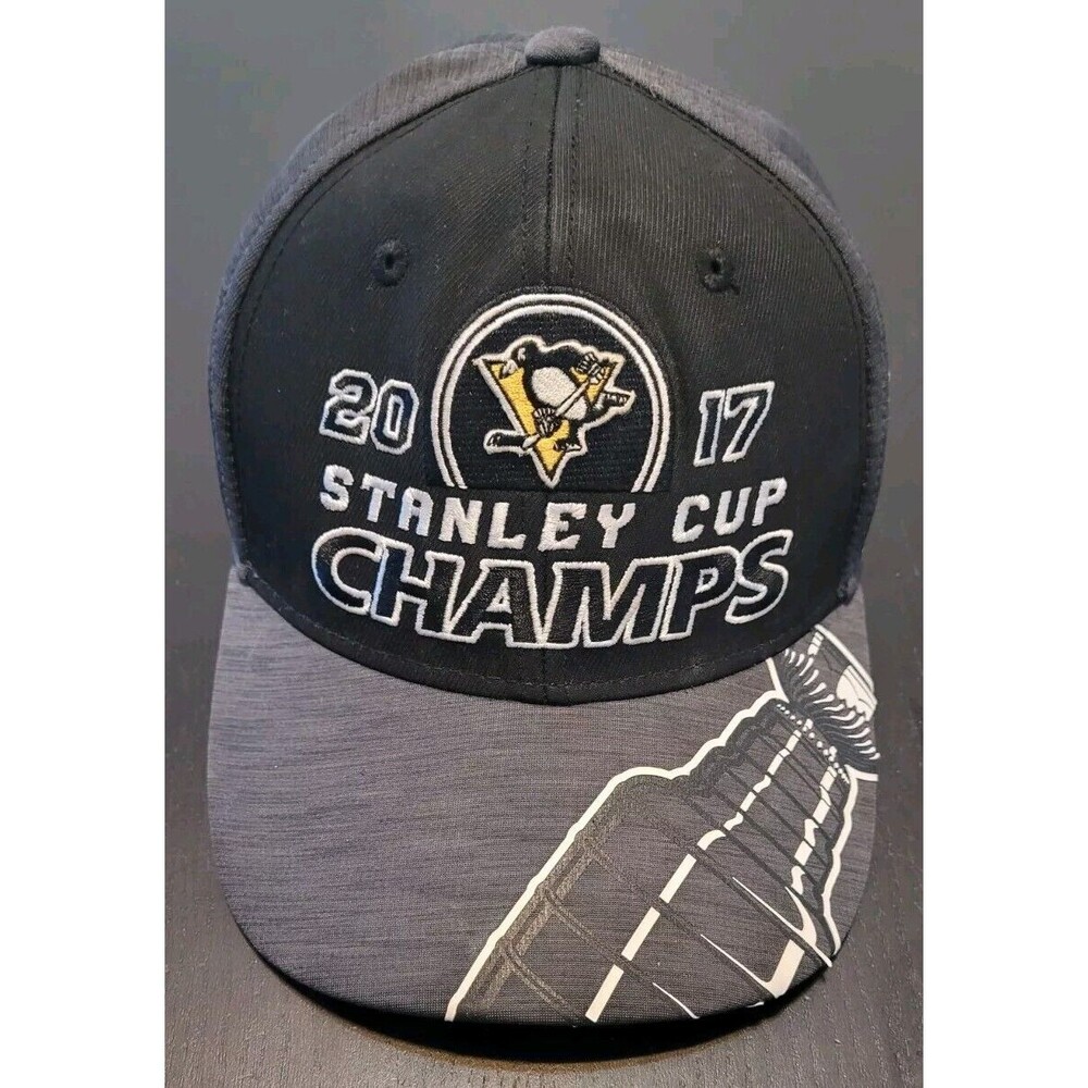 Pittsburgh Penguins Reebok 2017 Stanley Cup Champs Locker Room Adjustable Hat